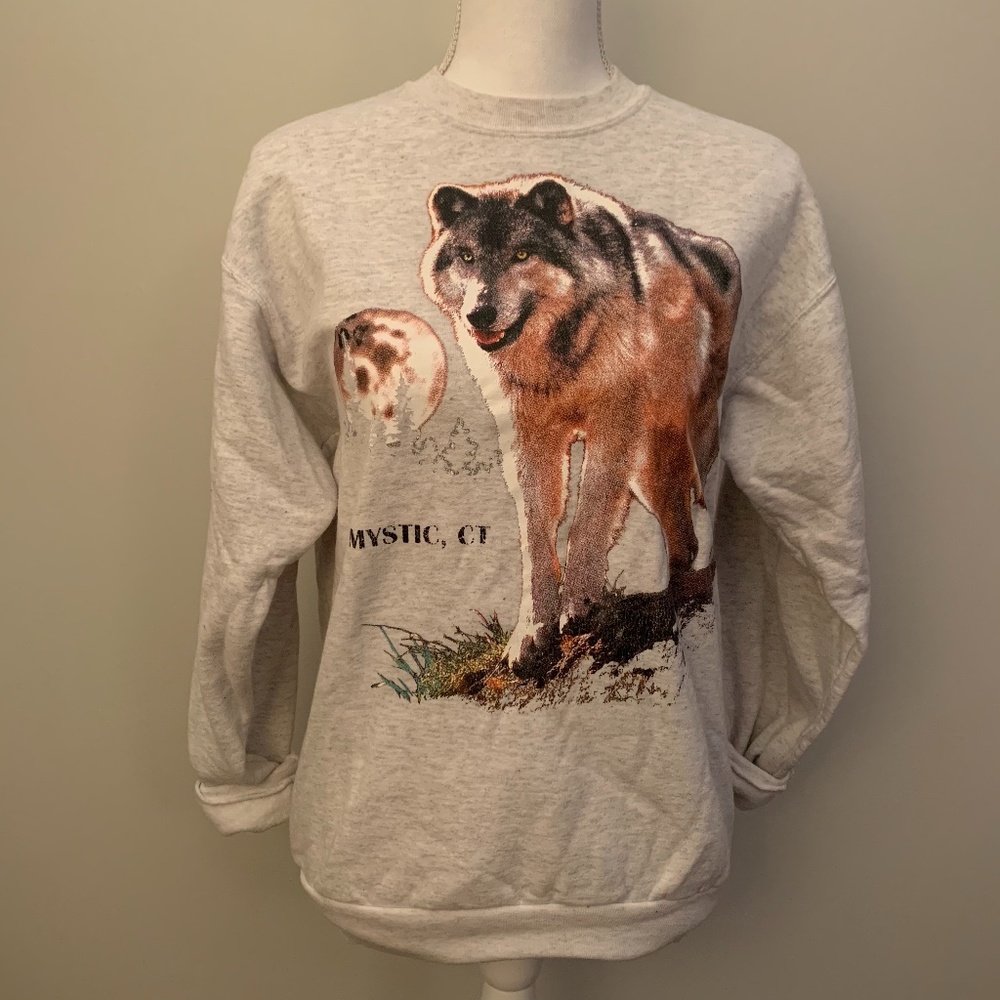 VINTAGE WOLF MYSTIC CREWNECK